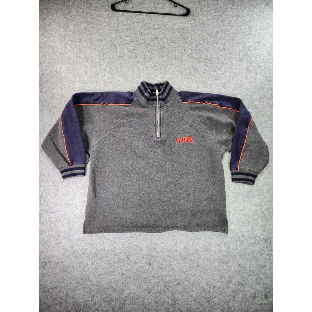 Macgear 1/4 Zip Sweater Rare Vintage Embroidered Raver Skater 90's‎ JNCO Kikwear